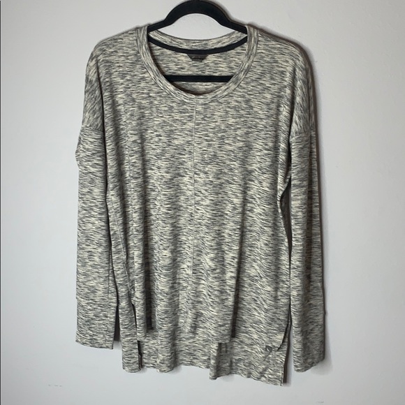 Eddie Bauer Tops - Eddie Bauer gray space dye oversized long sleeve s